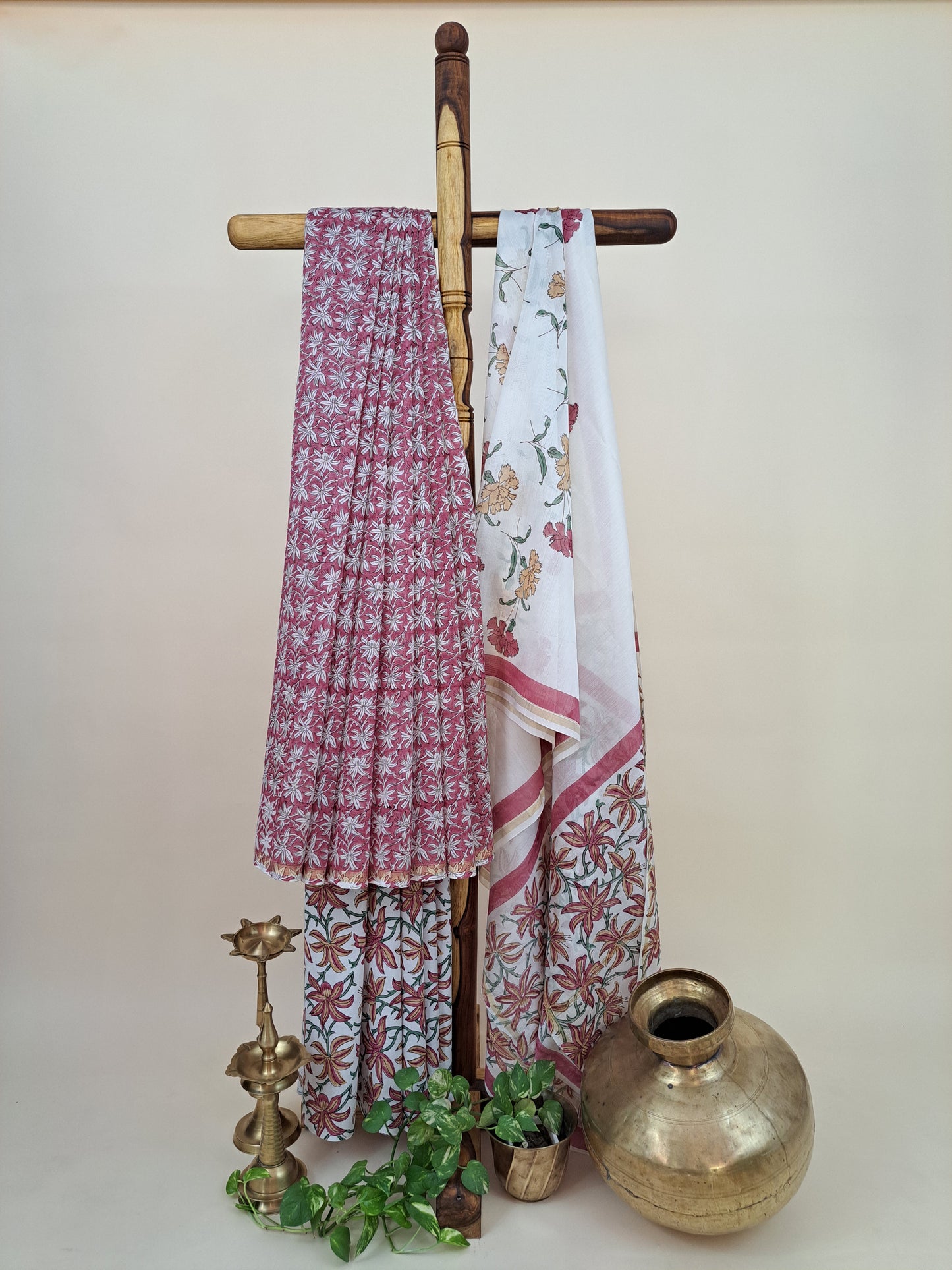 Chanderi with Chanderi Dupatta