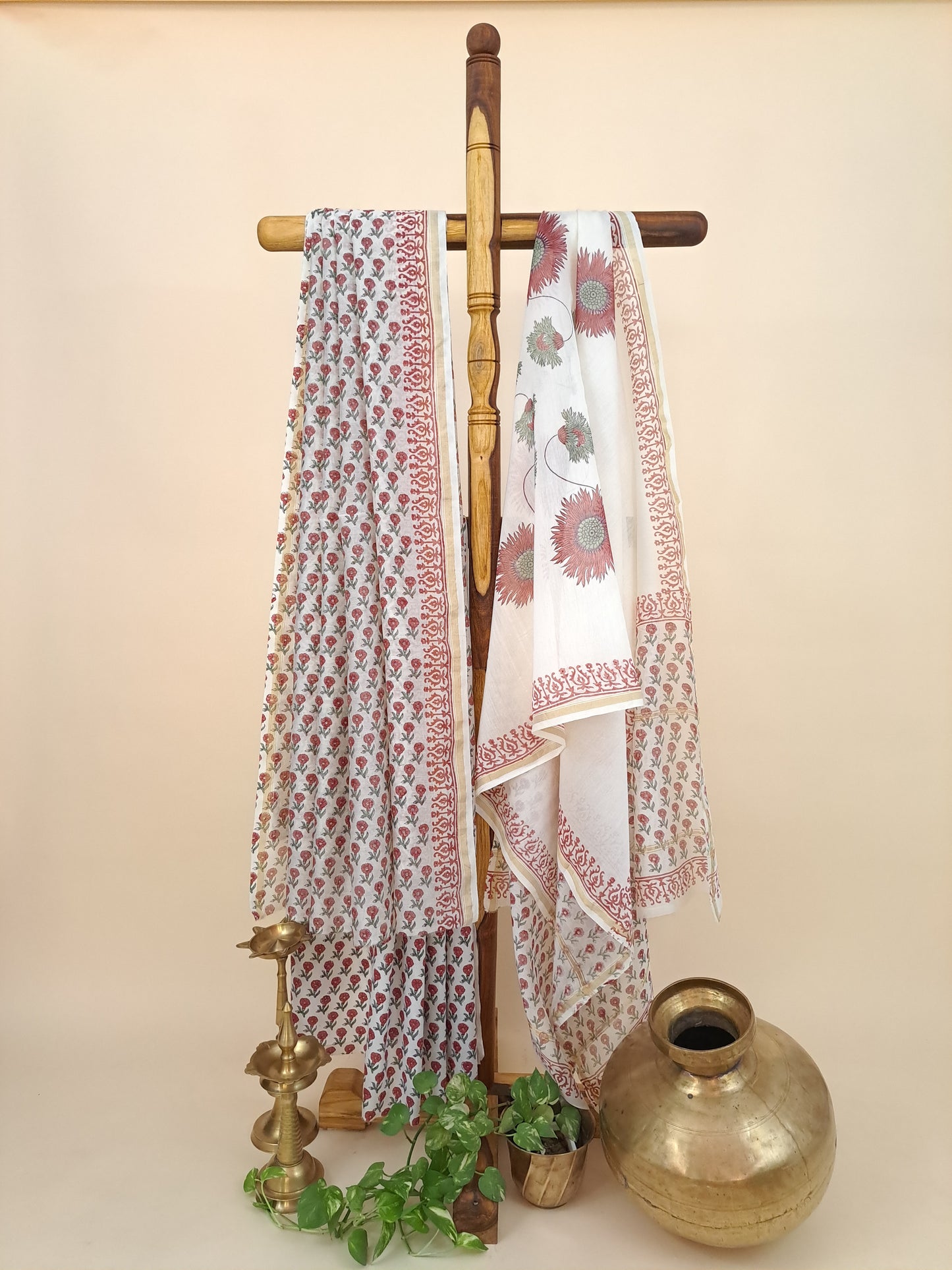 Chanderi with Chanderi Dupatta