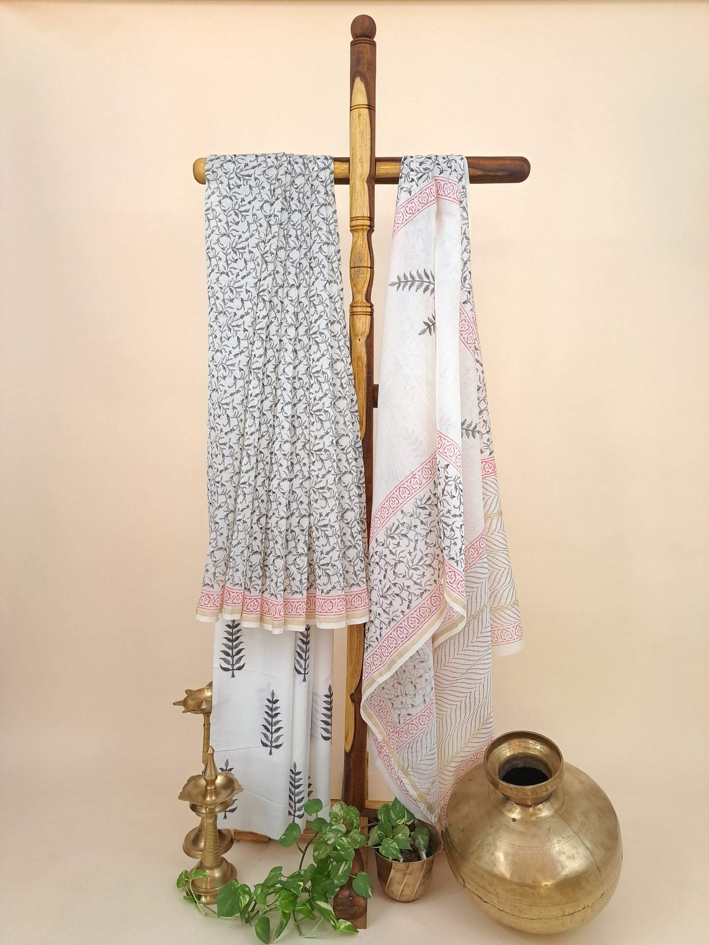 Chanderi with Chanderi Dupatta