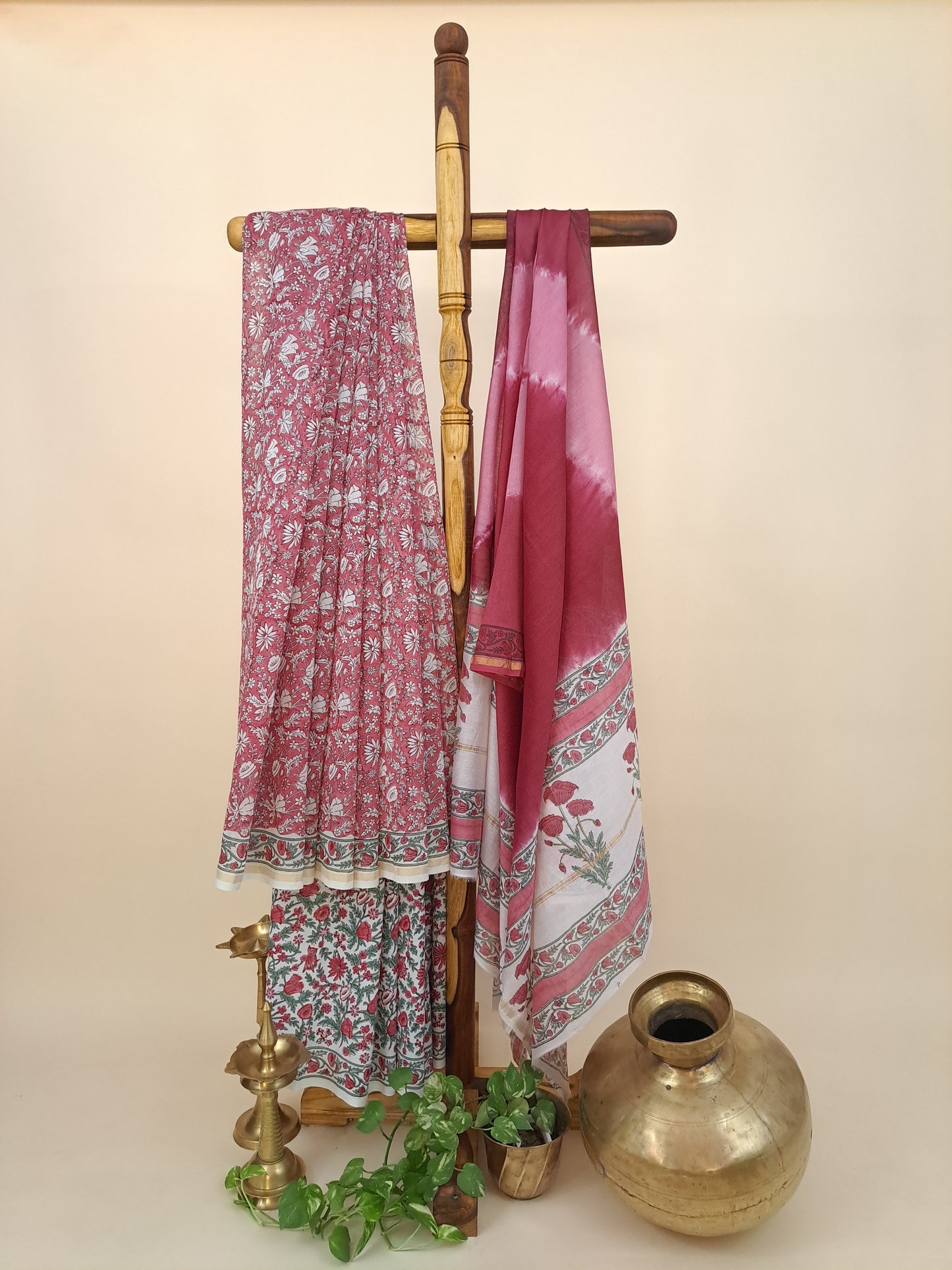 Chanderi with Chanderi Dupatta