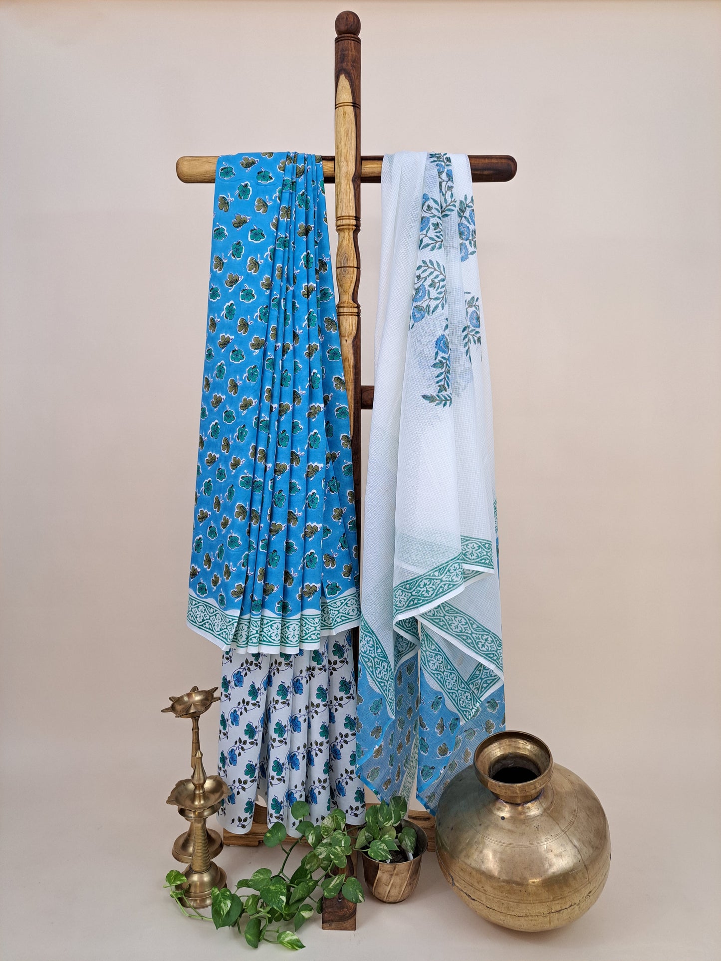 Cotton with Kota-Doria Dupatta