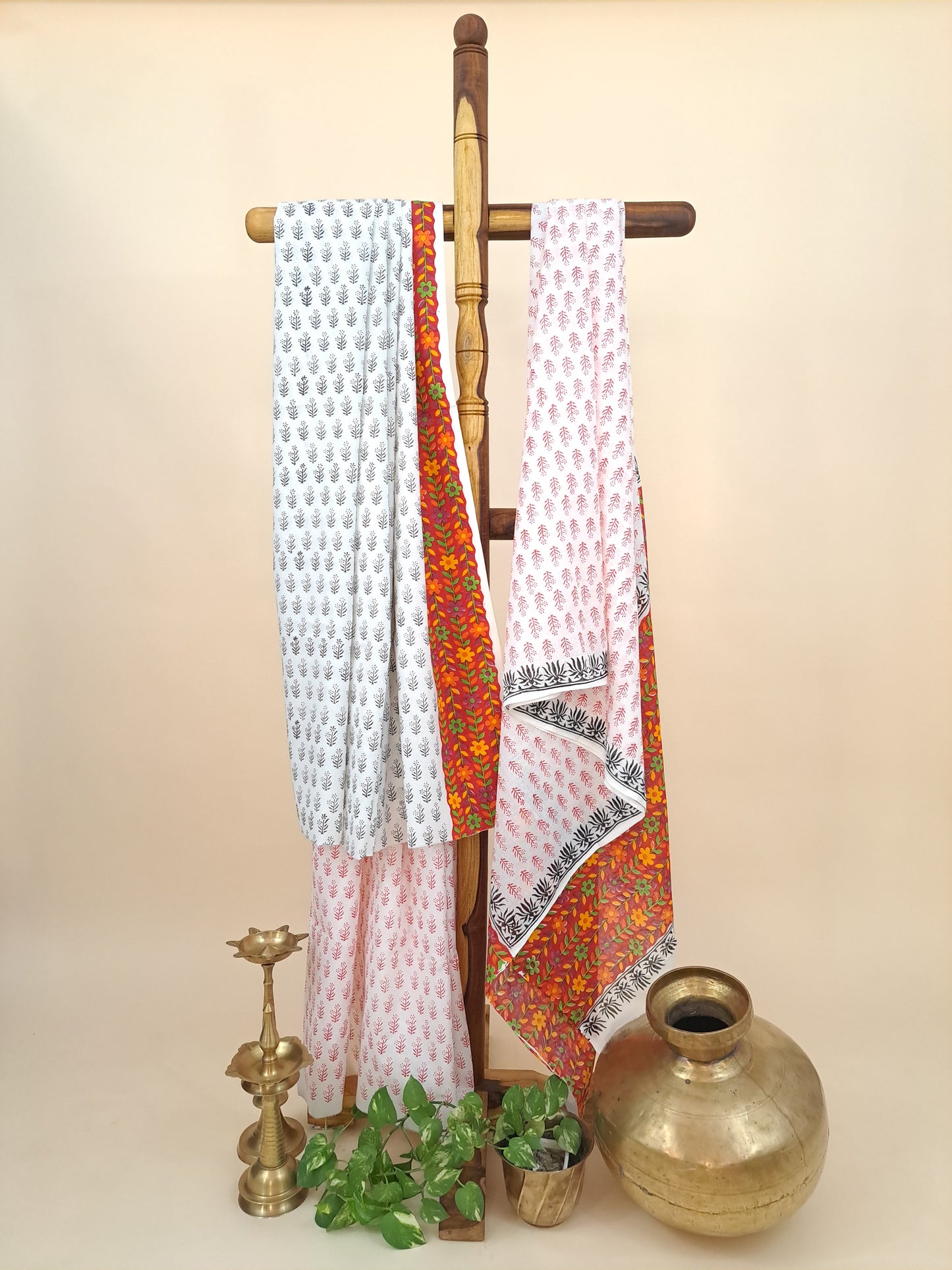 Cotton with Mulmul Dupatta