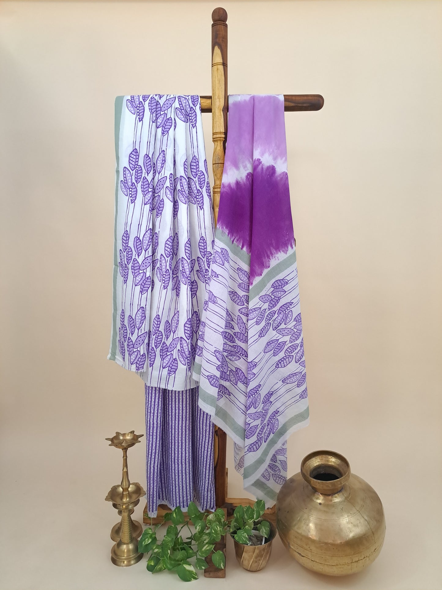 Cotton with Mulmul Dupatta