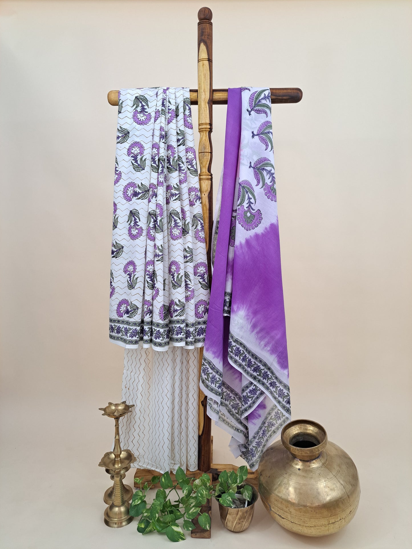 Cotton with Mulmul Dupatta