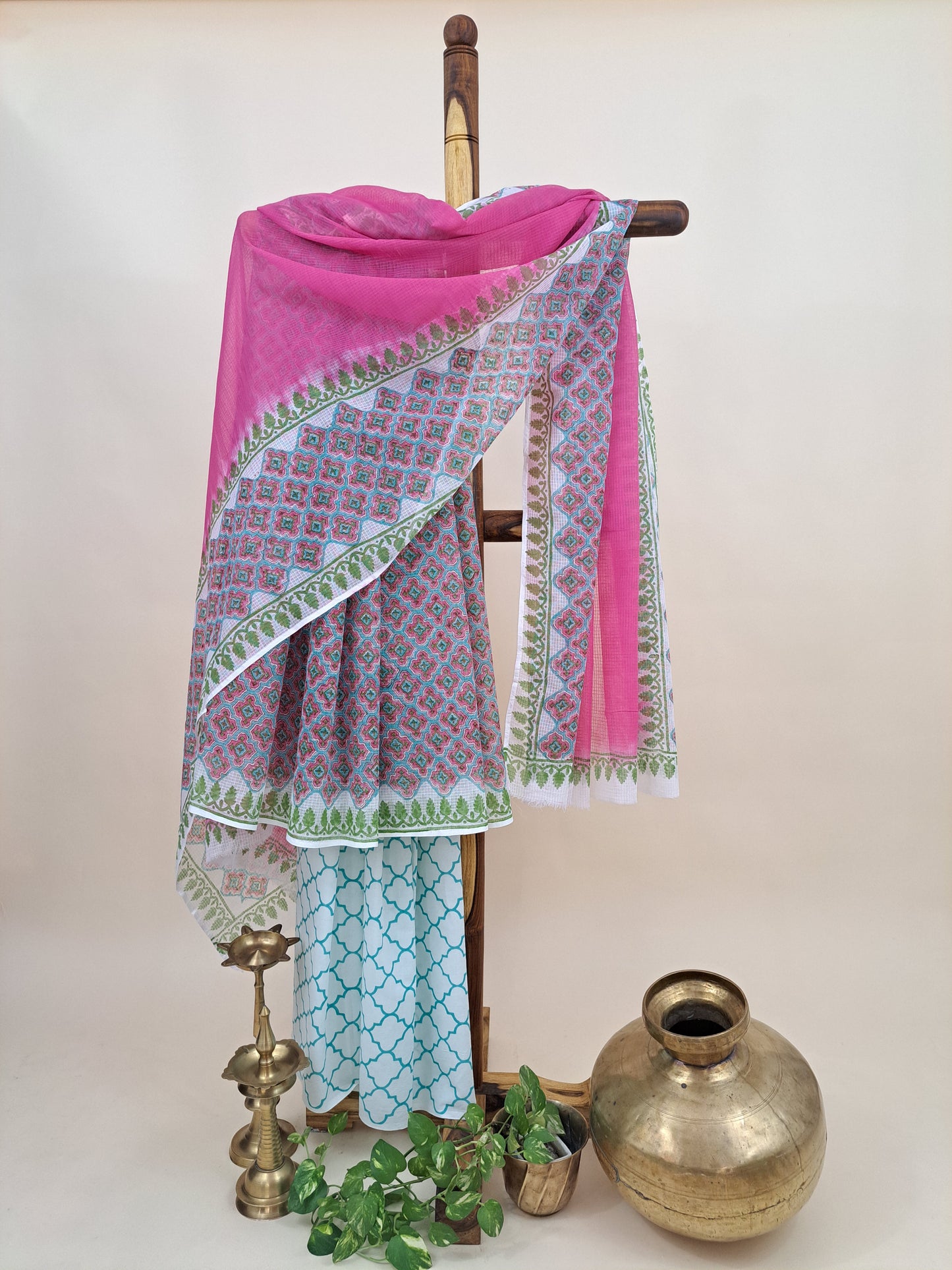 Kota-Doria with Kota-Doria Dupatta