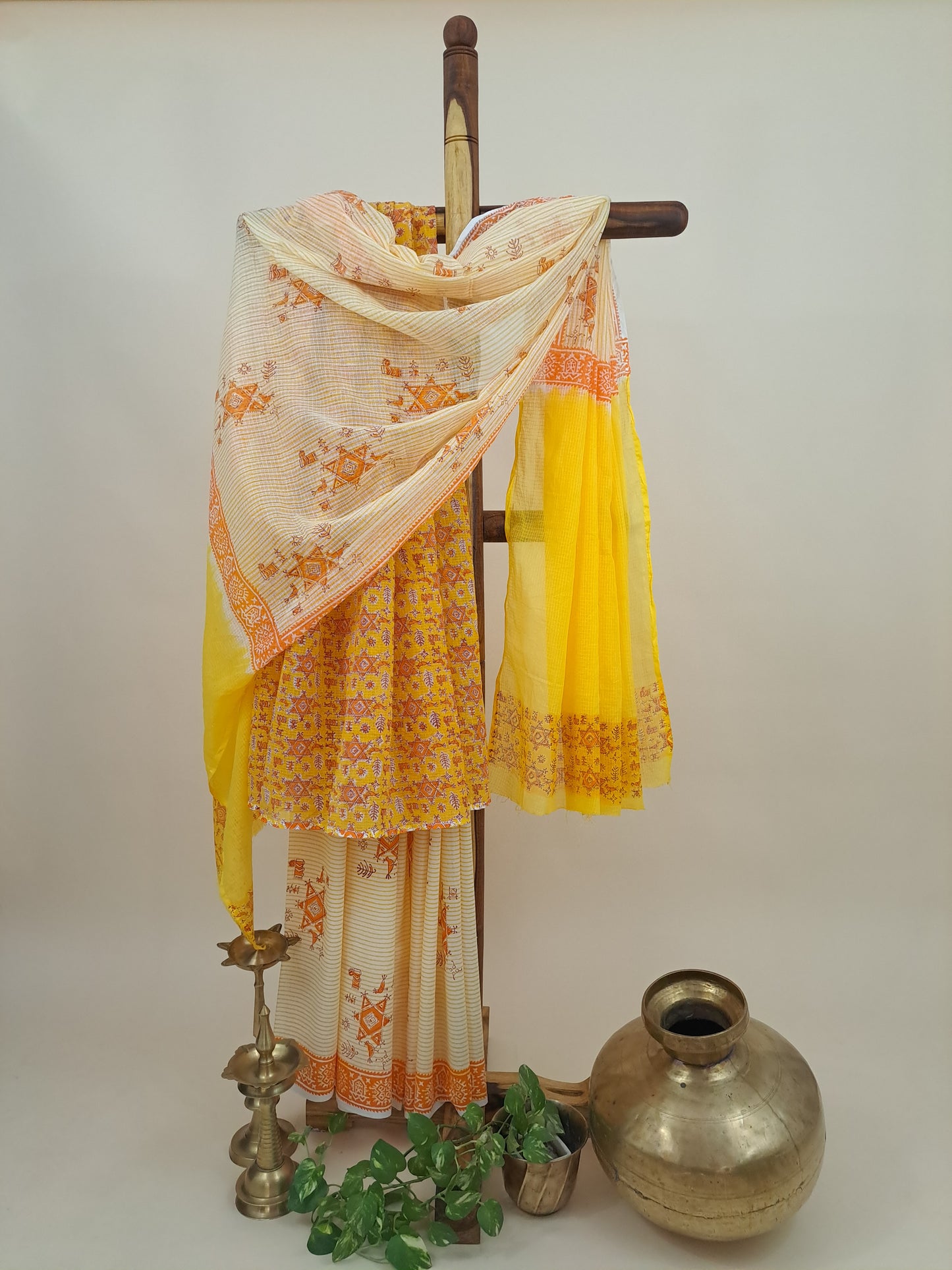 Kota-Doria with Kota-Doria Dupatta