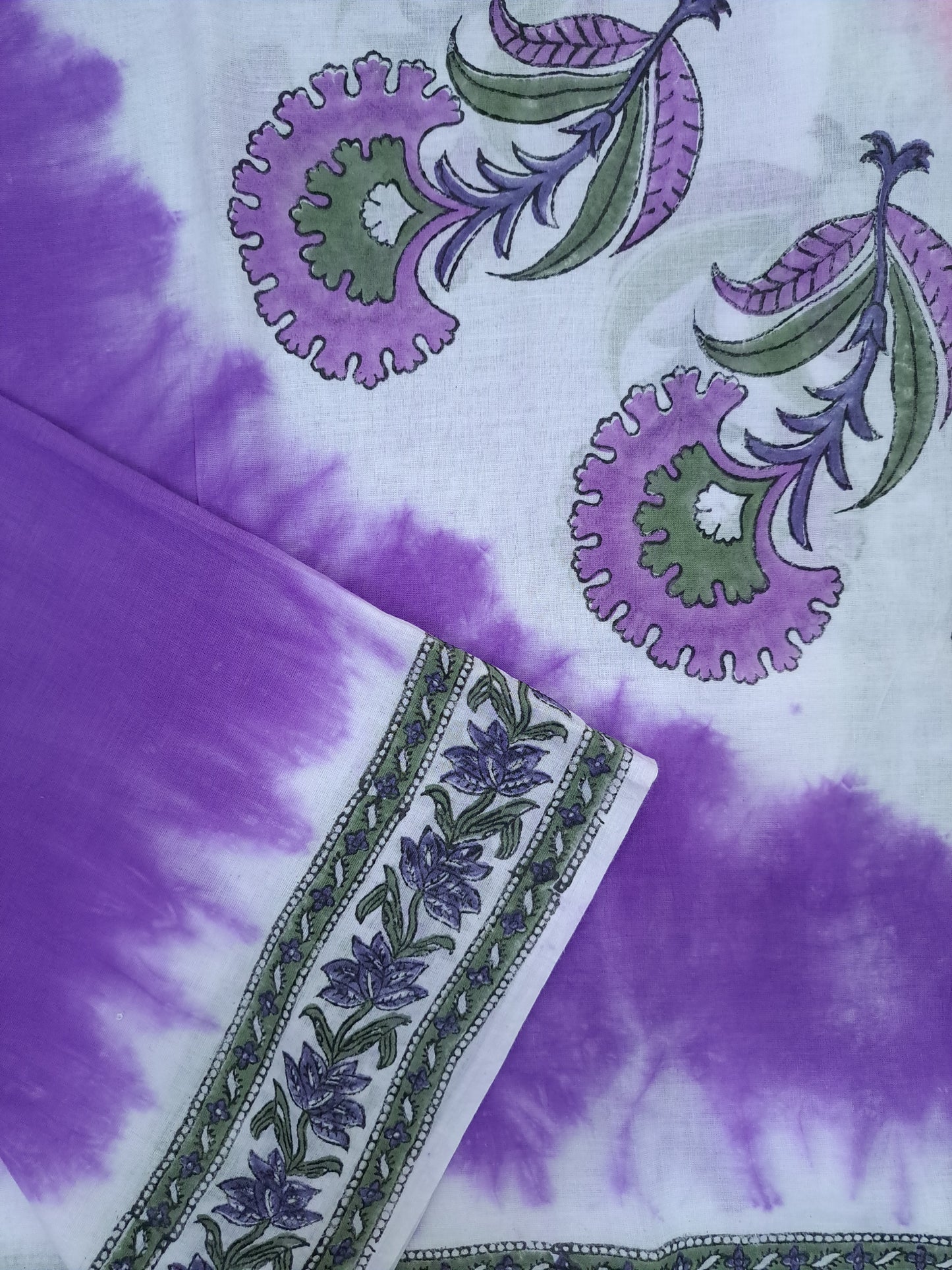 Cotton with Mulmul Dupatta
