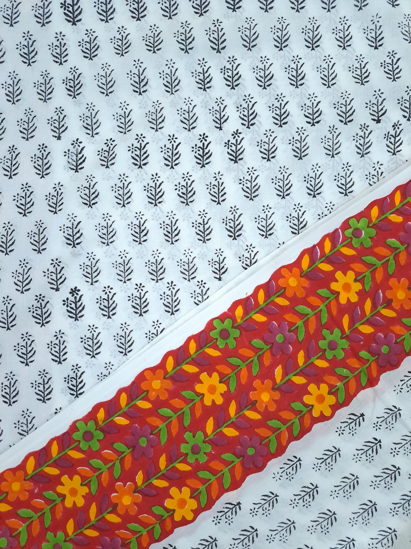 Cotton with Mulmul Dupatta
