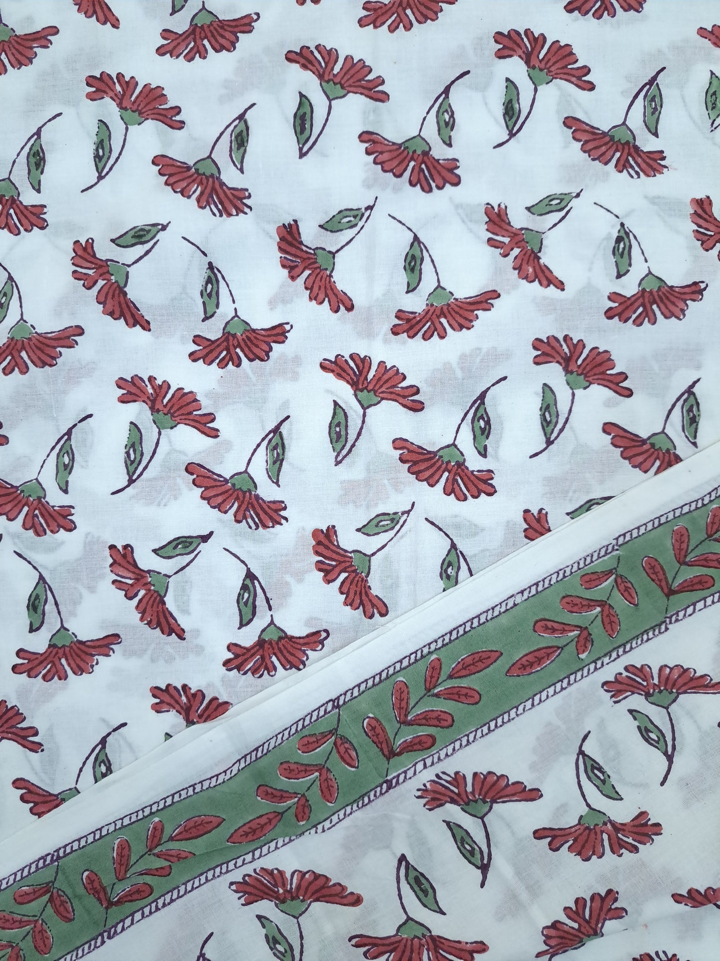 Cotton with Semi-Chiffon Dupatta