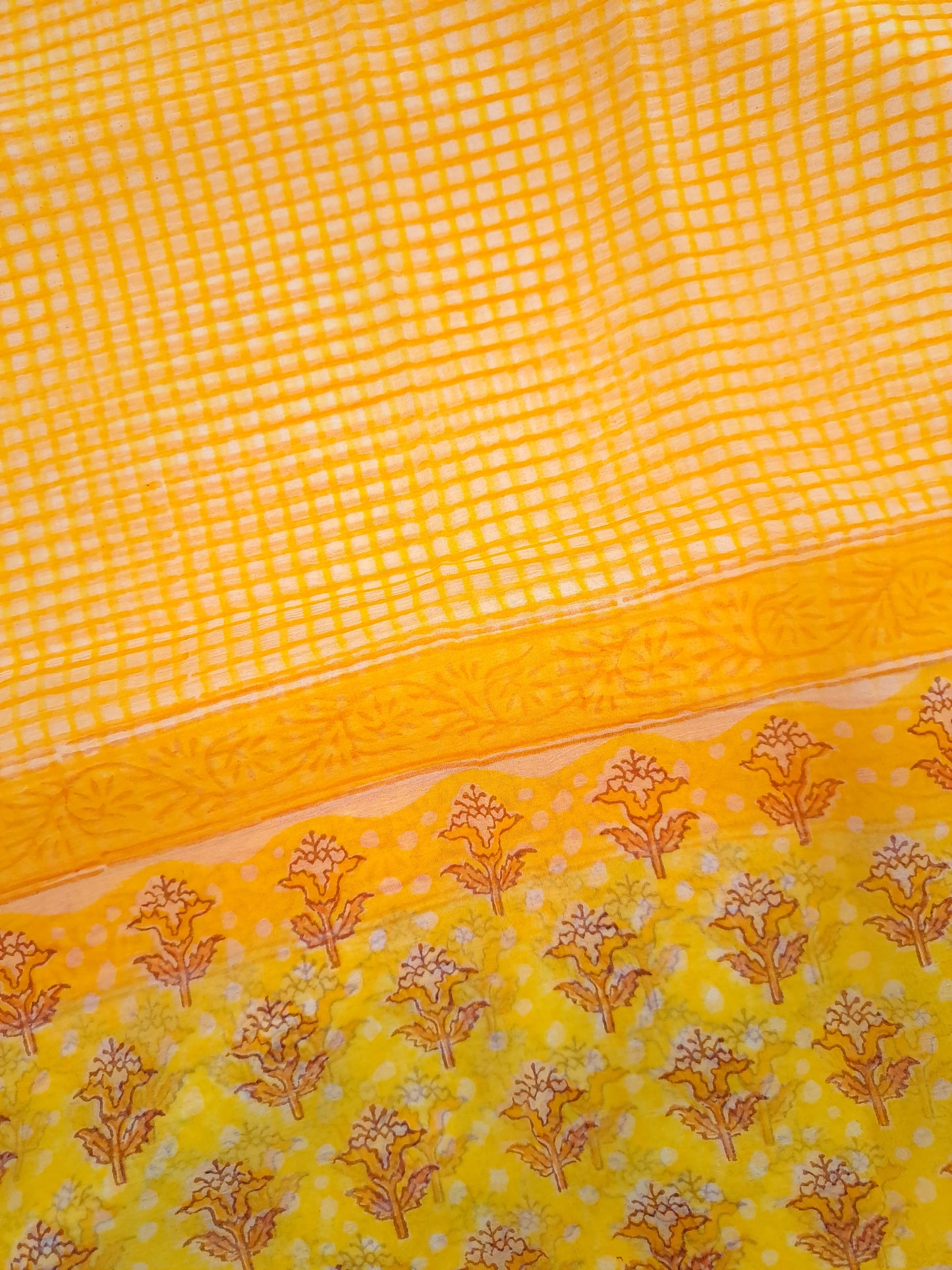 Cotton with Semi-Chiffon Dupatta
