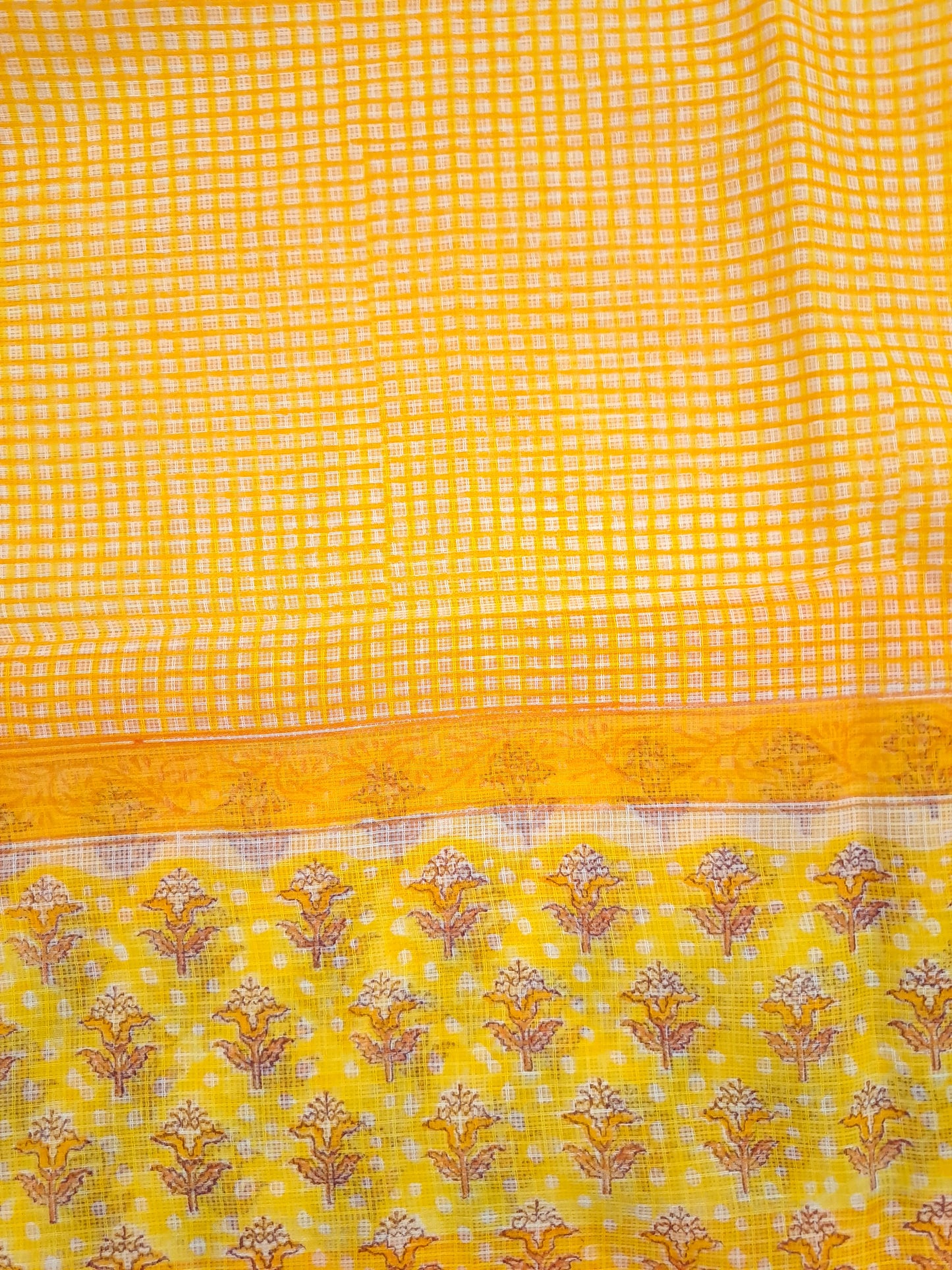 Cotton with Kota-Doria Dupatta