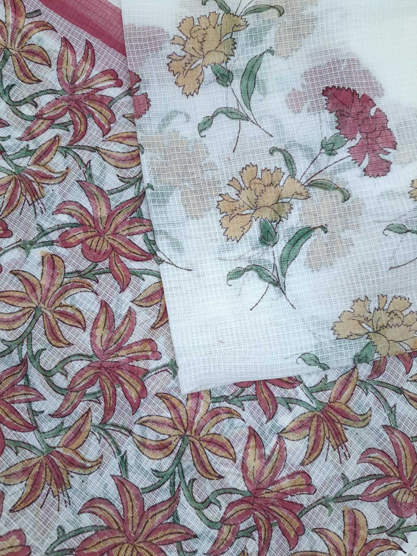 Cotton with Kota-Doria Dupatta
