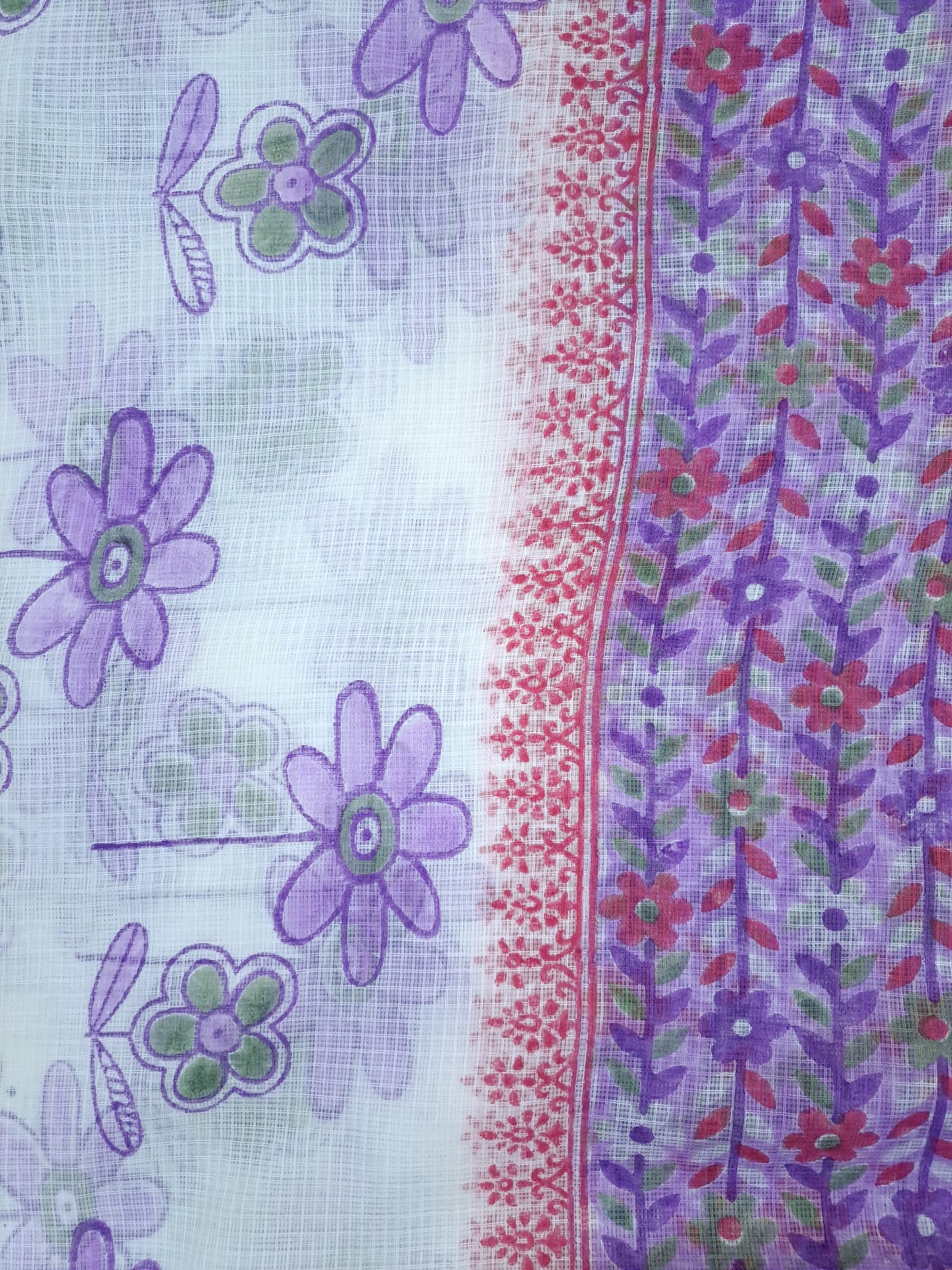 Cotton with Kota-Doria Dupatta