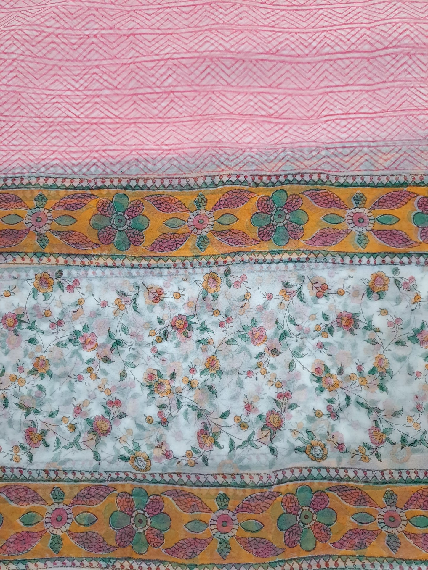 Cotton with Semi-Chiffon Dupatta