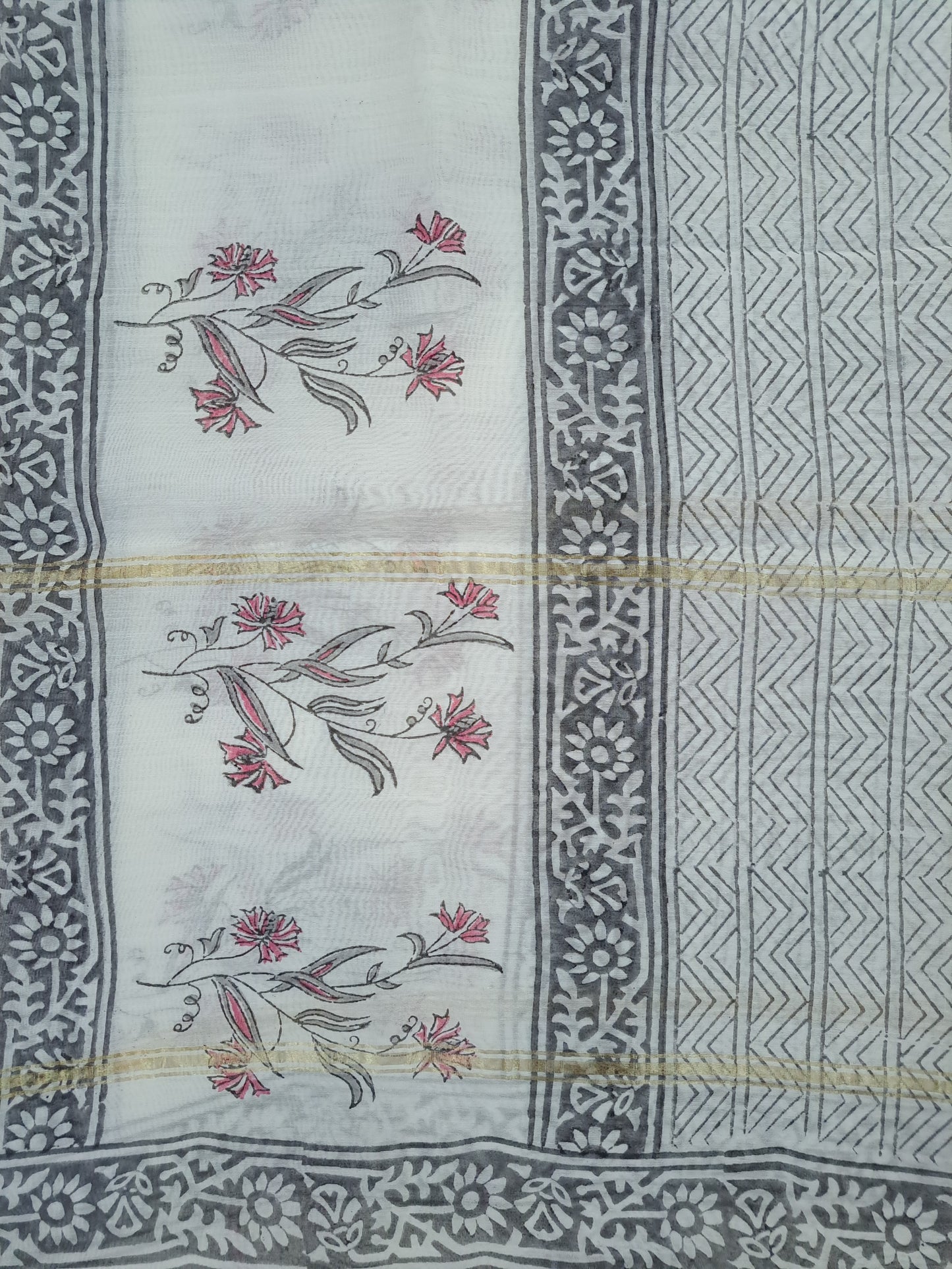 Chanderi with Chanderi Dupatta