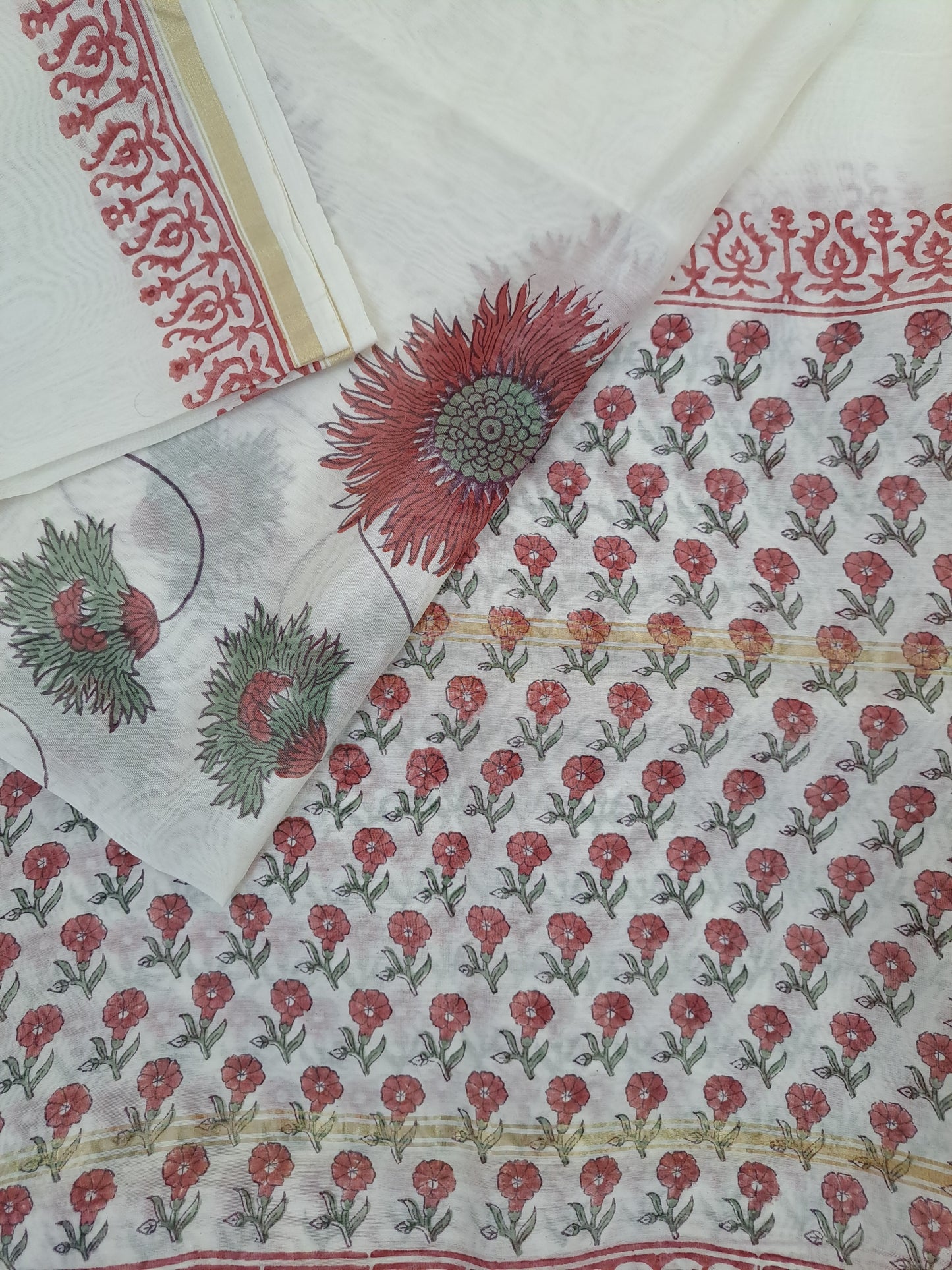 Chanderi with Chanderi Dupatta