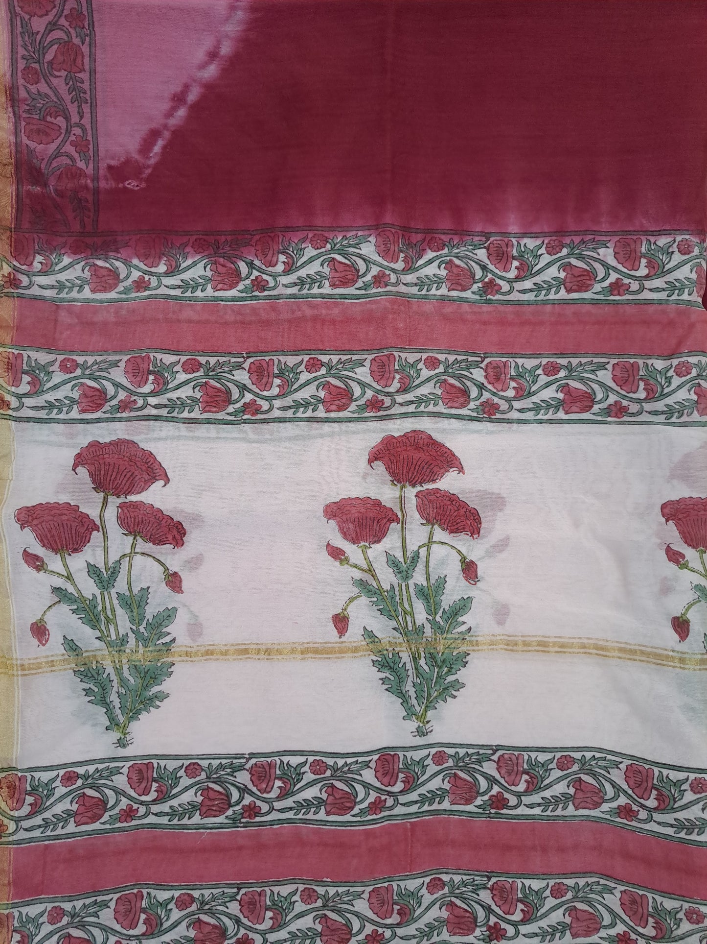 Chanderi with Chanderi Dupatta
