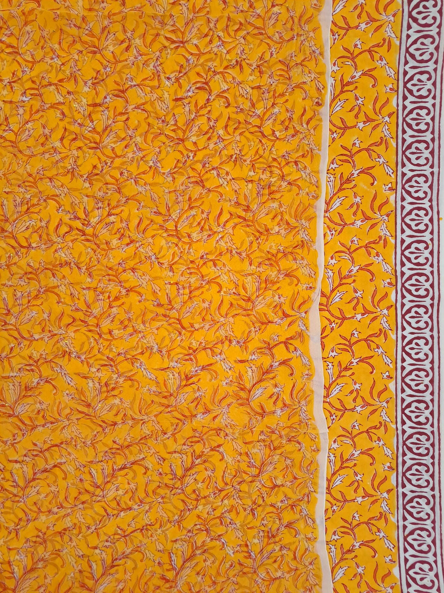 4 Piece Semi-Chiffon with Mukaish