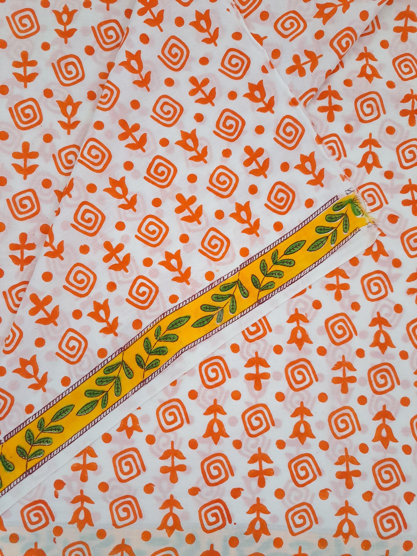 Kota-doria sari with zari border