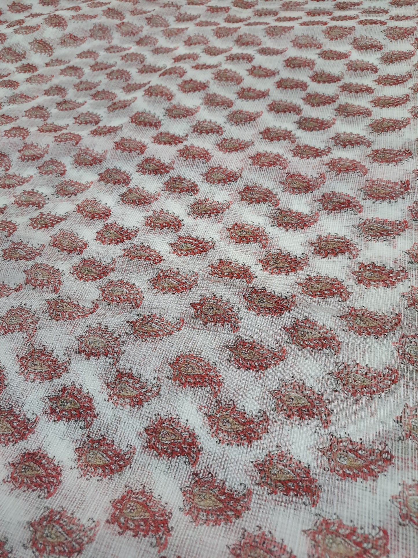 Kota-doria sari with zari border