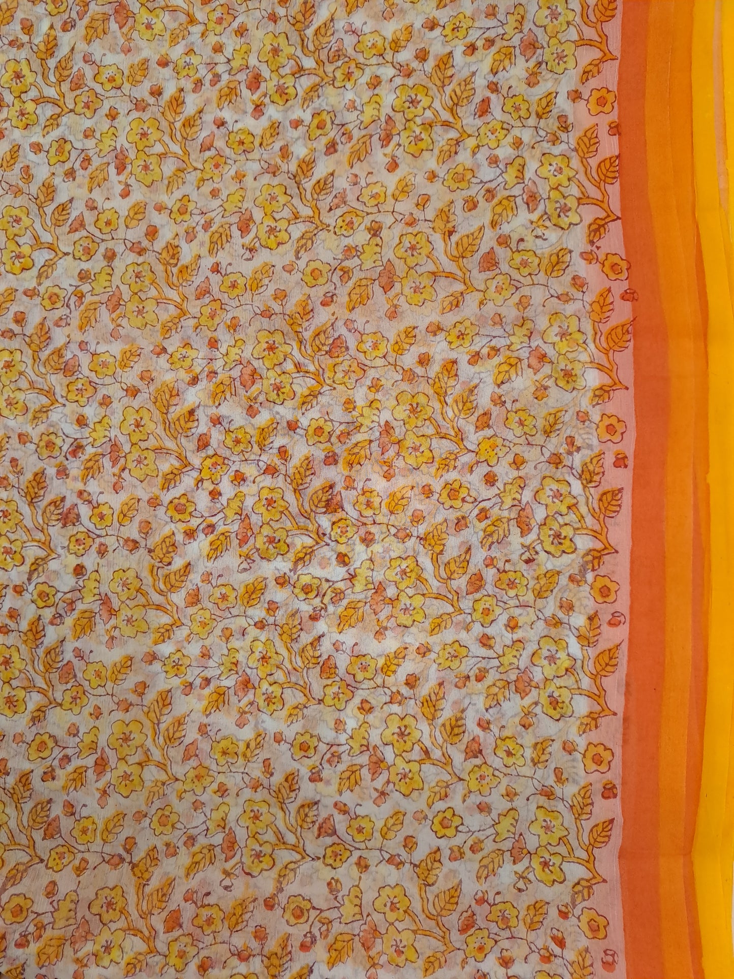 Semi-chiffon sari