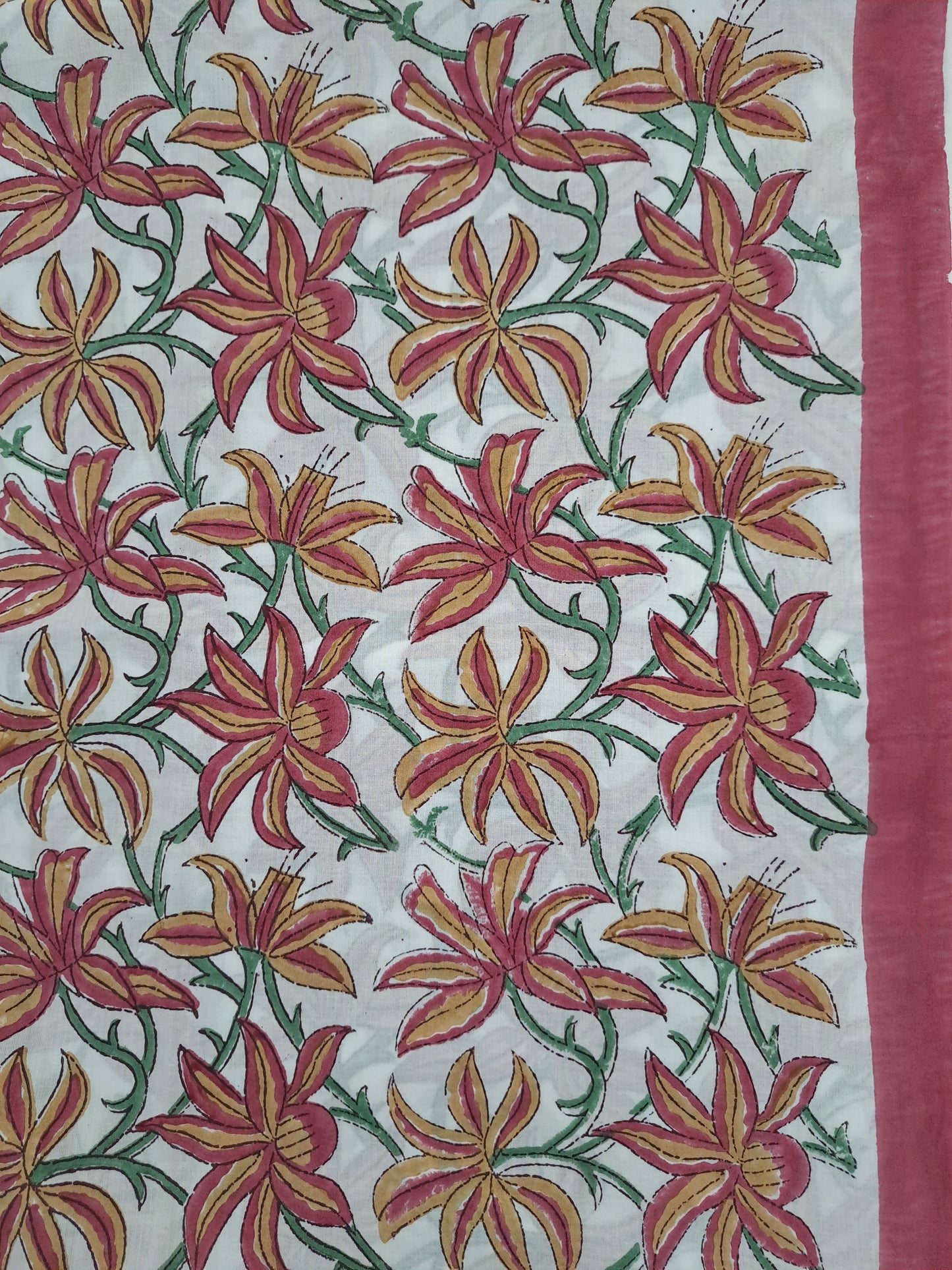 Semi-chiffon sari