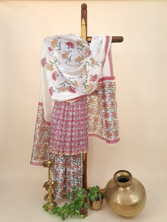 Chanderi with Chanderi Dupatta