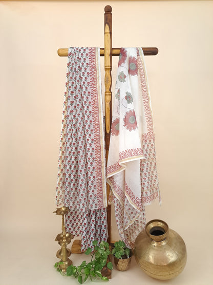 Chanderi with Chanderi Dupatta