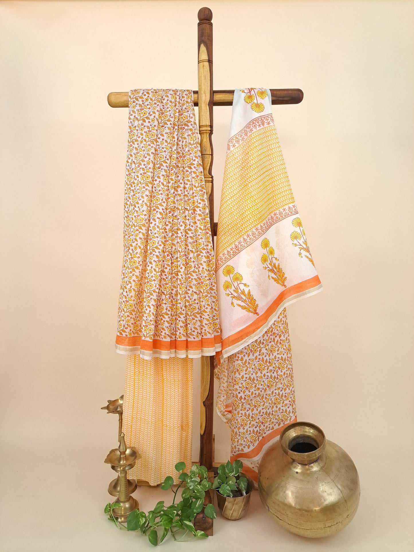 Chanderi with Chanderi Dupatta