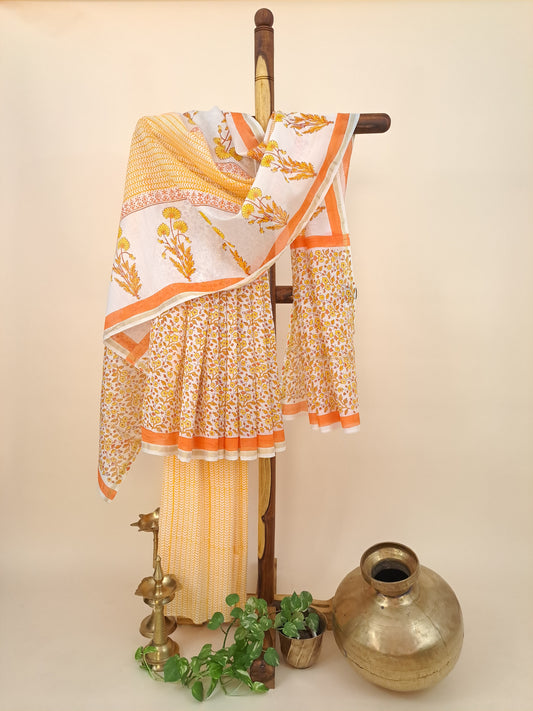 Chanderi with Chanderi Dupatta