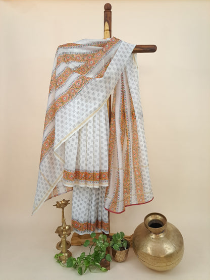 Chanderi with Chanderi Dupatta