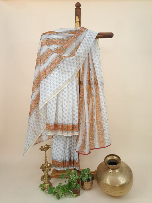 Chanderi with Chanderi Dupatta