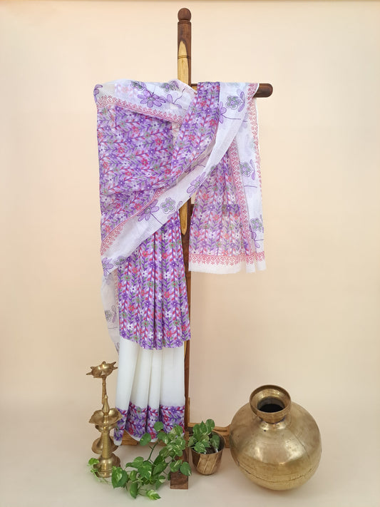 Cotton with Kota-Doria Dupatta