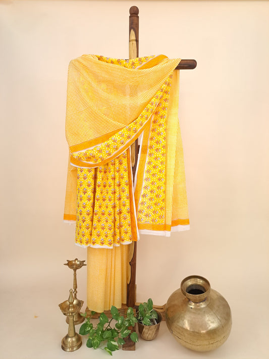 Cotton with Mulmul Dupatta