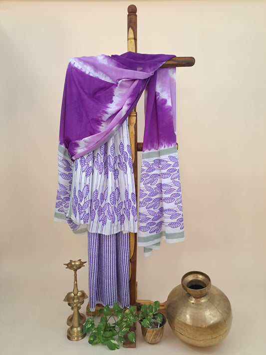 Cotton with Mulmul Dupatta