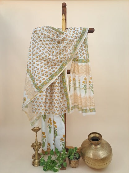 Chanderi with Chanderi Dupatta