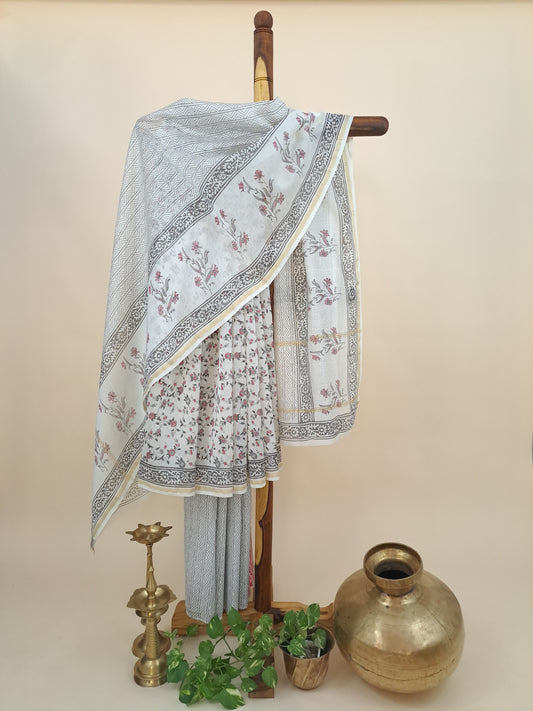 Chanderi with Chanderi Dupatta