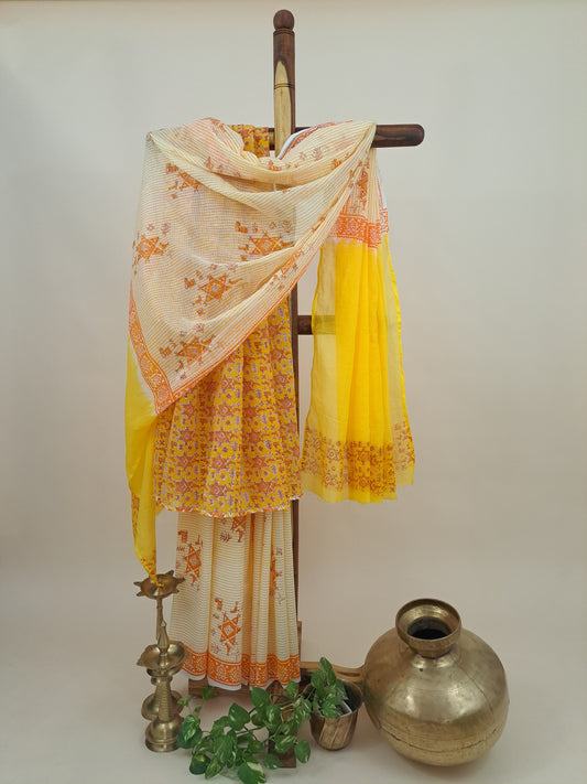 Kota-Doria with Kota-Doria Dupatta