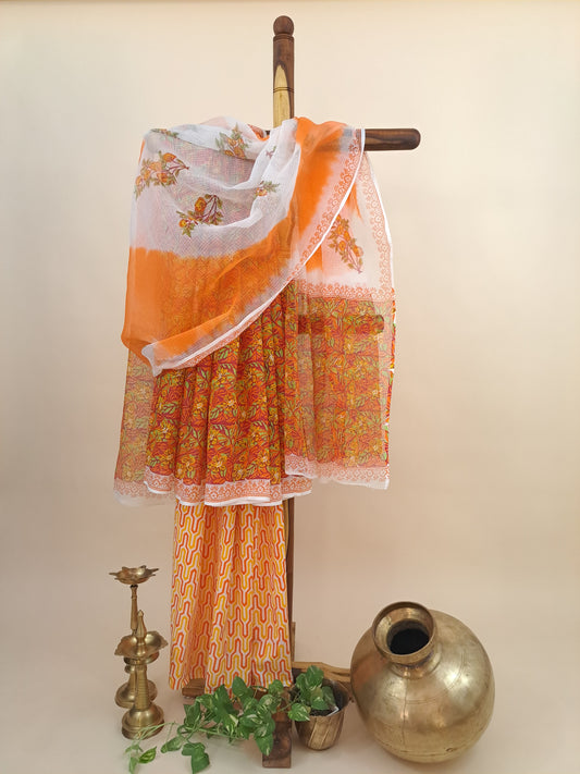 Kota-Doria with Kota-Doria Dupatta