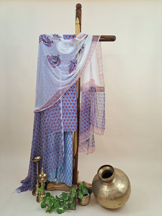 4 Piece Semi-Chiffon