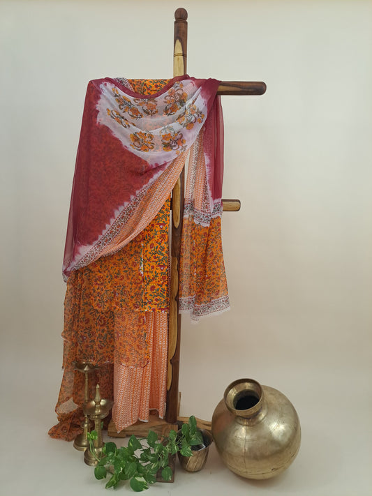 4 Piece Semi-Chiffon