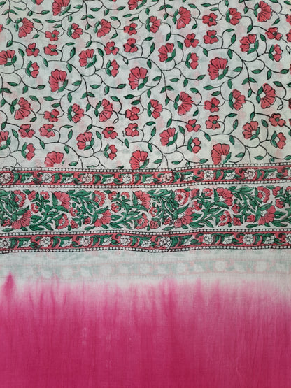 Cotton with Mulmul Dupatta