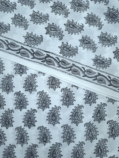 Cotton with Semi-Chiffon Dupatta
