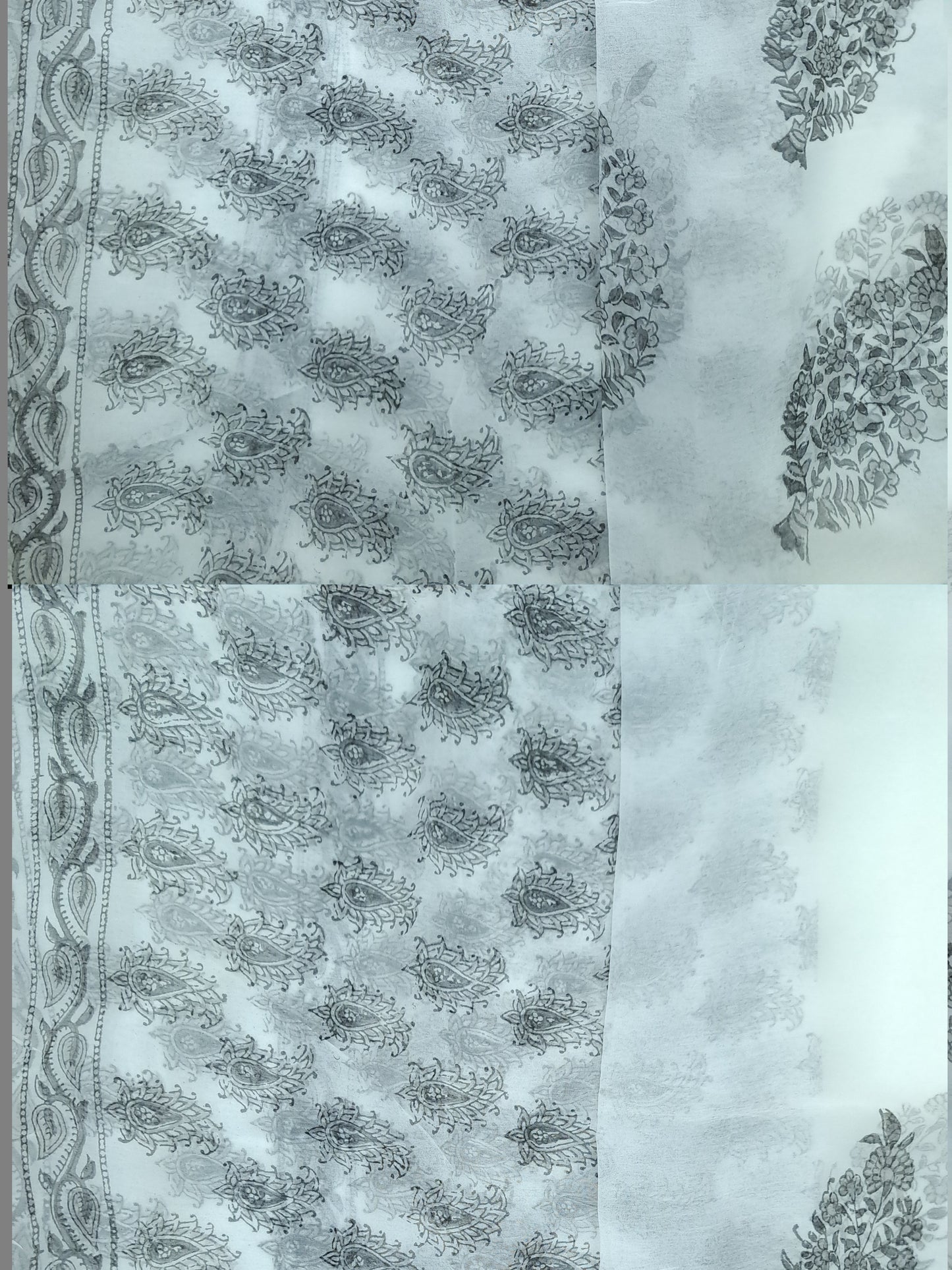 Cotton with Semi-Chiffon Dupatta