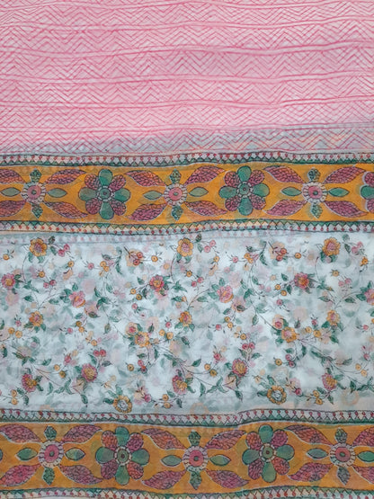 Cotton with Semi-Chiffon Dupatta