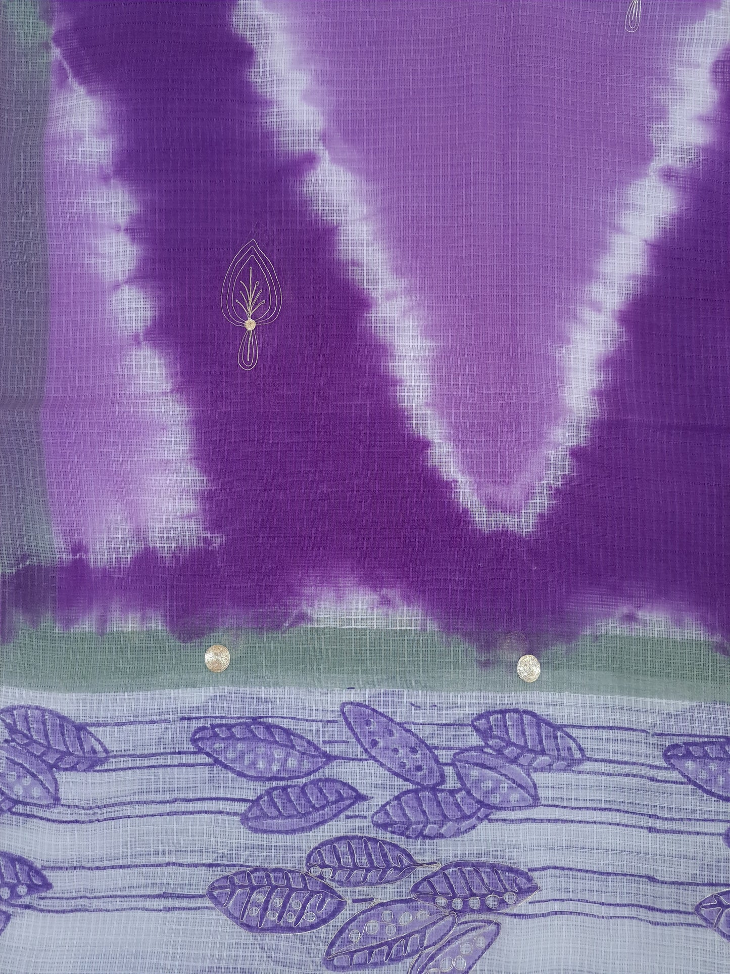 Kota-Doria with Kota-Doria Dupatta Taar Embroidery
