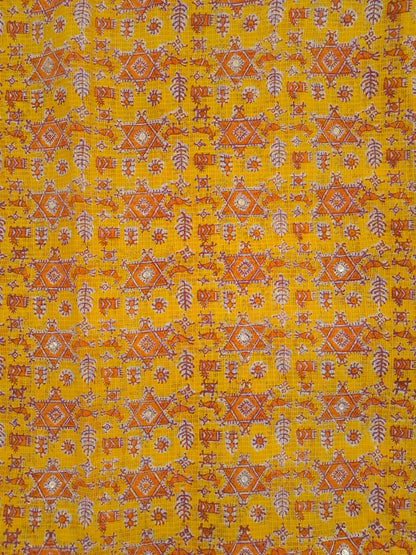 Kota-Doria with Kota-Doria Dupatta Taar Embroidery