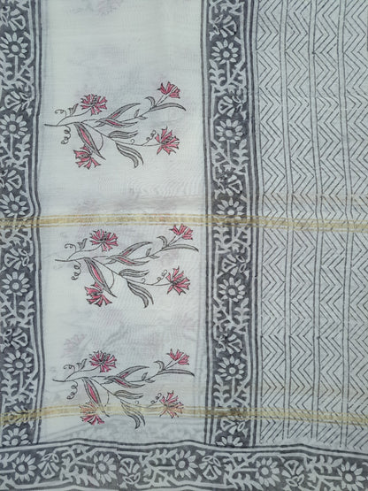 Chanderi with Chanderi Dupatta