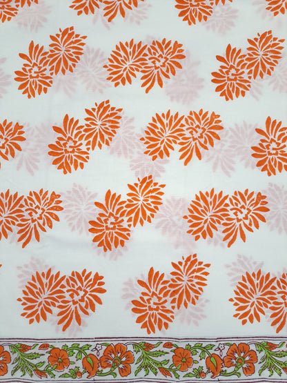 Kota-doria sari with zari border