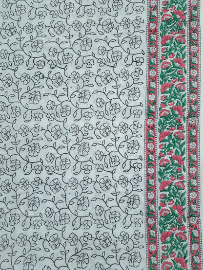 Semi-chiffon sari